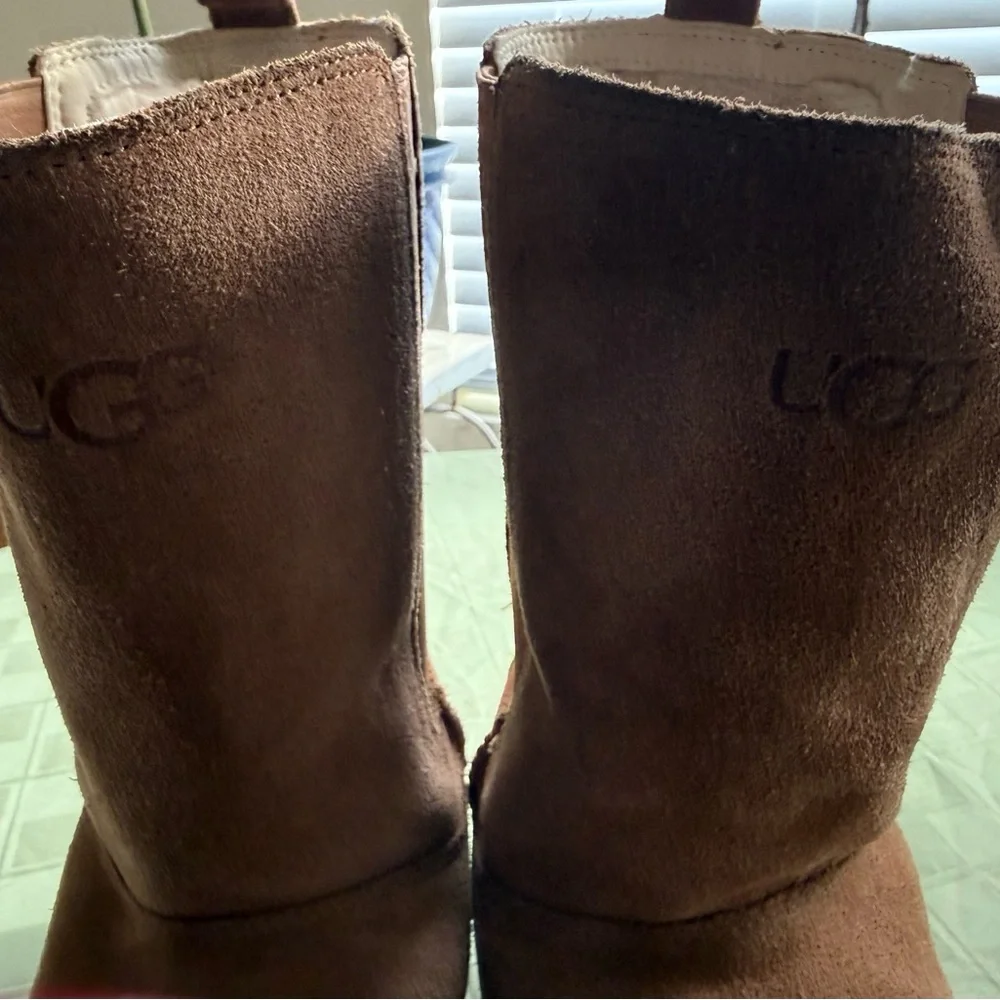 UGG Women's Suede‎ Winter Boots - Chestnut